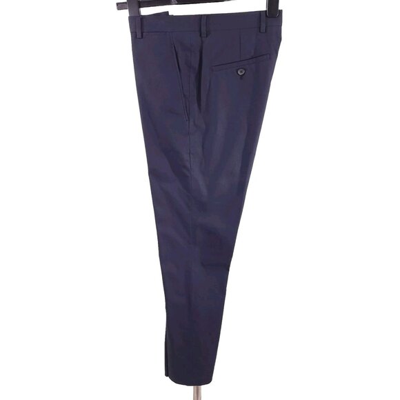 Jil Sander by RAF Simons Tailor Made Trousers 44 US M Navy Cotton Stretch Pant - Picture 3 of 7